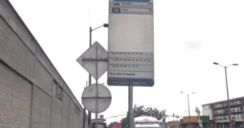 PARADERO SITP CENTRO INDUSTRIAL  068A06 BOGOTÁ